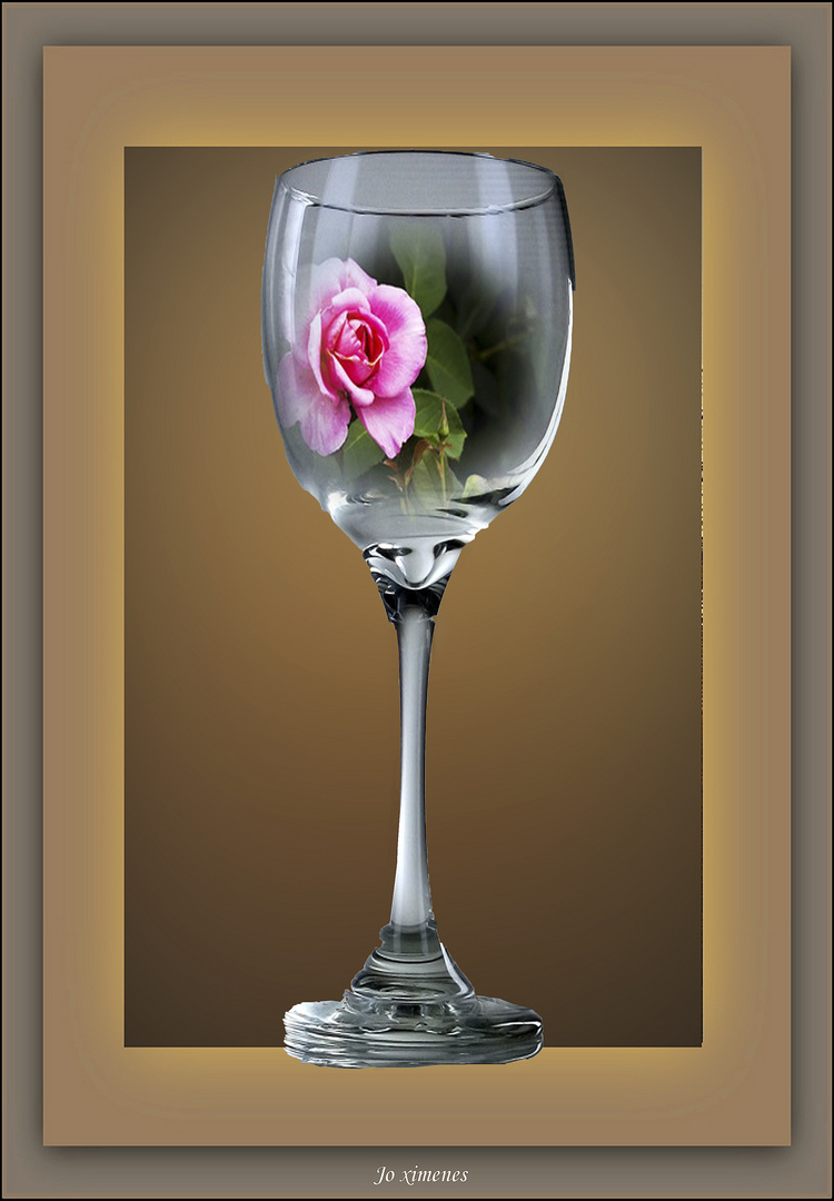 Buvons ce verre à l'eau de rose