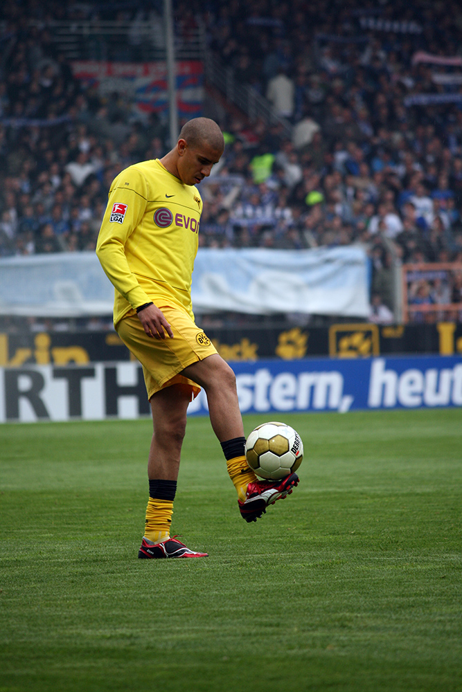 BVB Spieler Mohamed Zidan im Bochumer Ruhrstadion