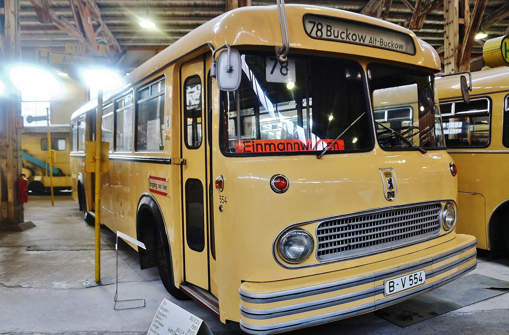 BVG Omnibus , Einmannwagen ohne Schaffner, 1961