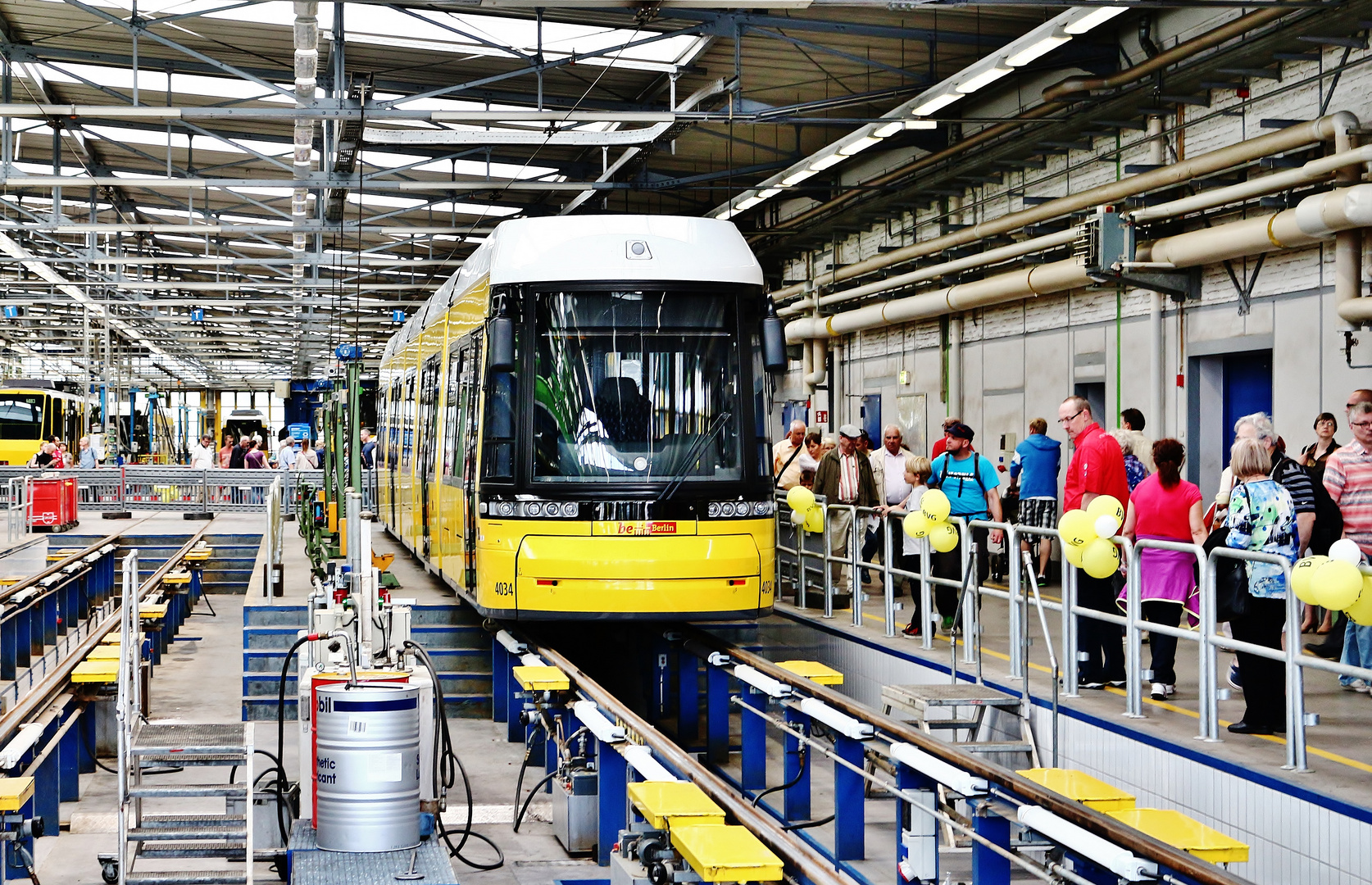 BVG, Werkstattbesichtigung im Betriebsteil Lichtenberg