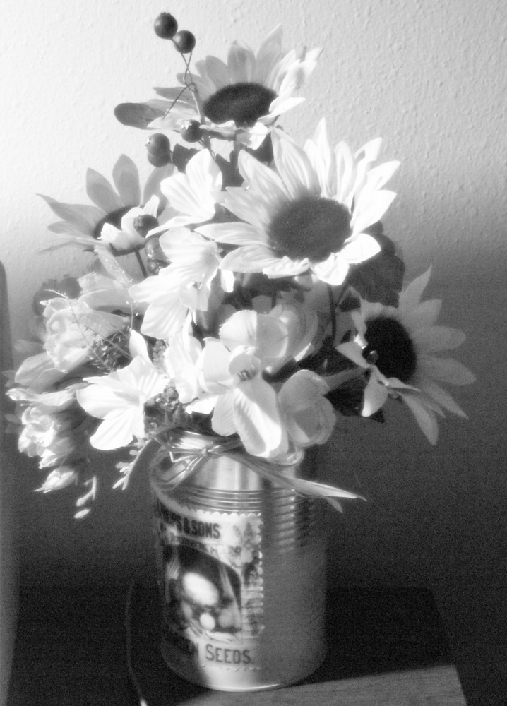 bw flowers