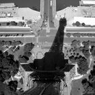 B+W Shadow of some random tower in France