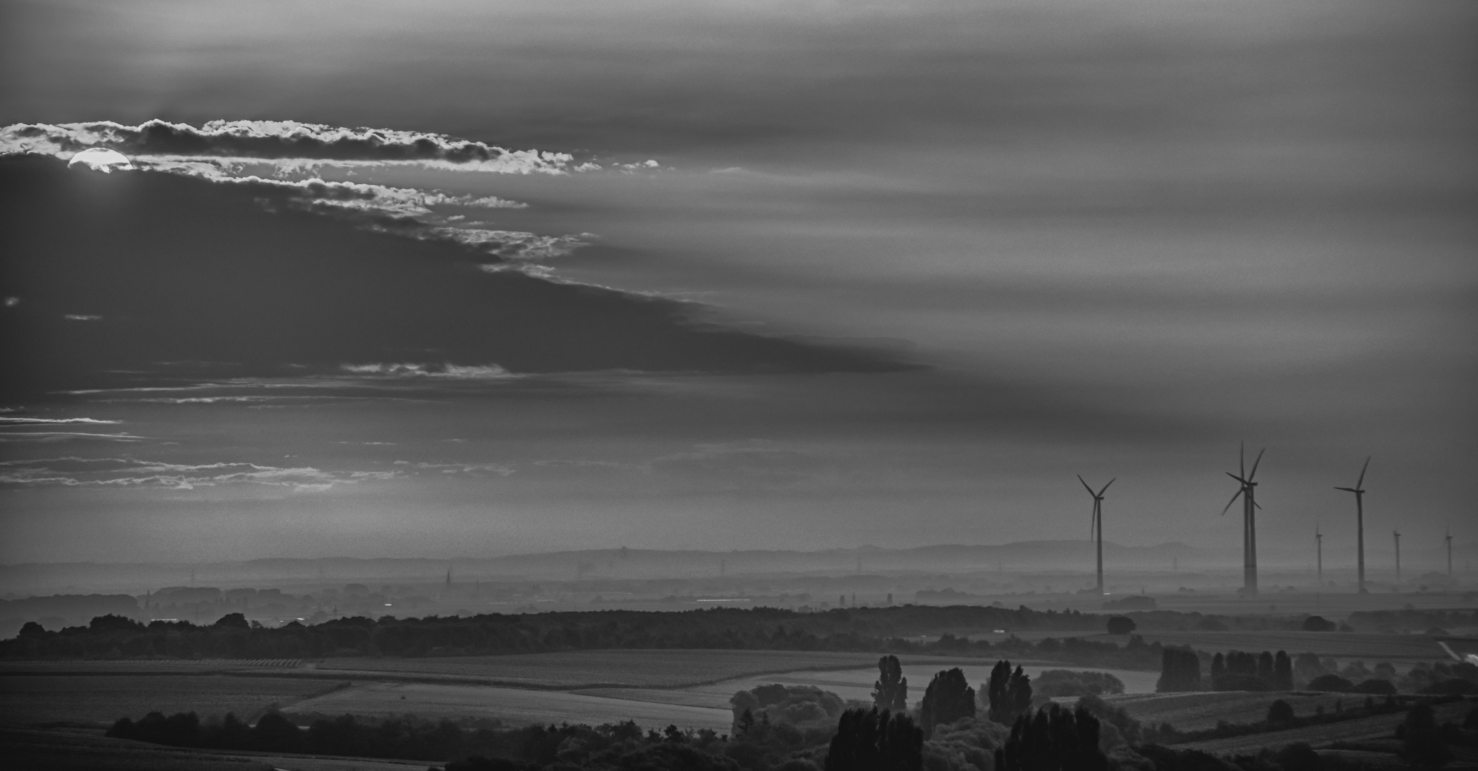 B&W sunrise