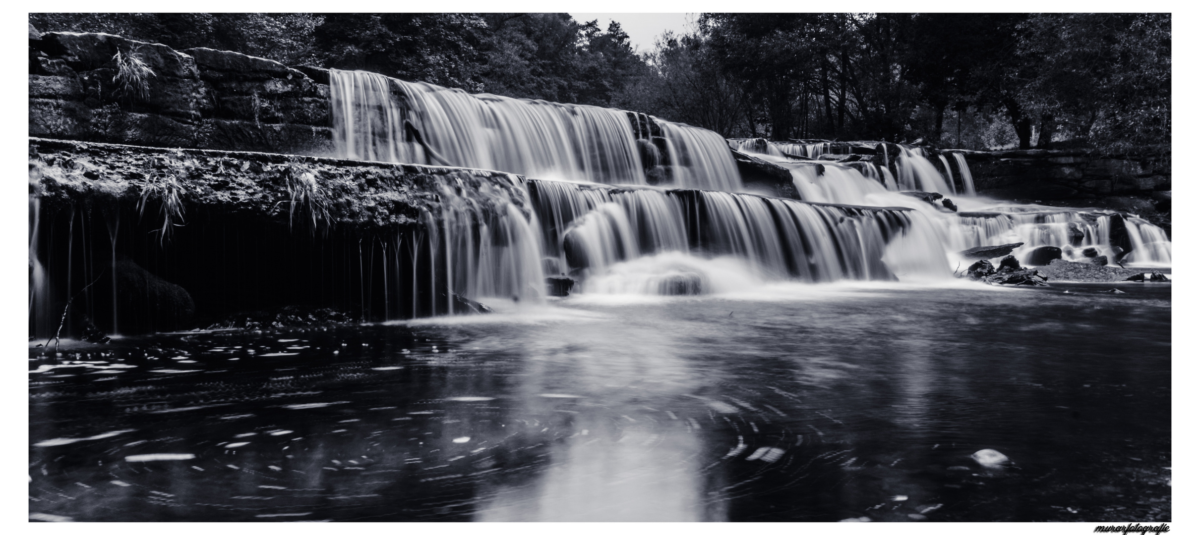 B&W Waterfall