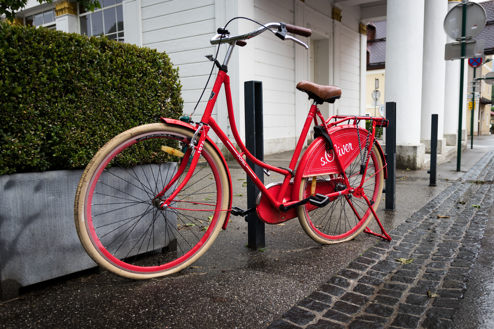 By rain no bike ...