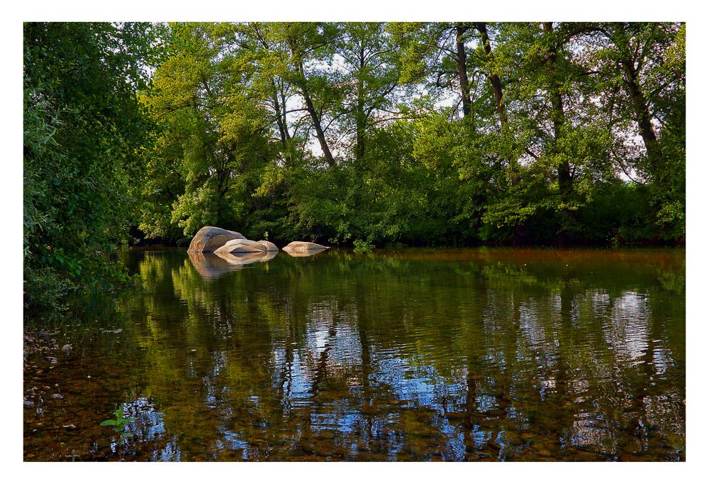 By the river side