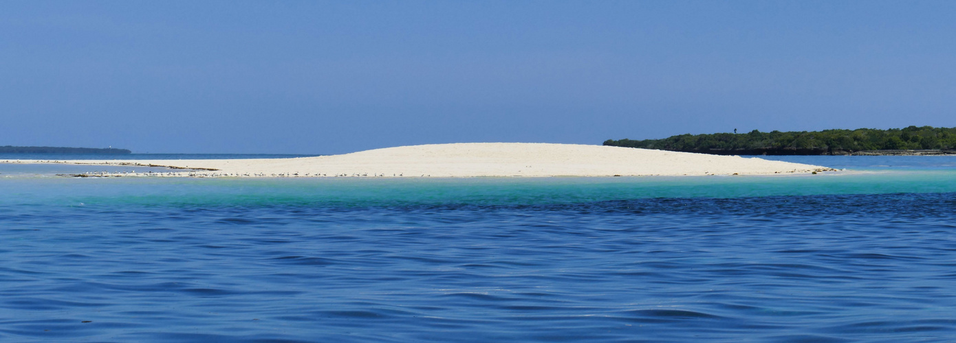 ...bye bye kleine Sandbank...