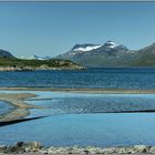 Bygdin-See mit Blick auf das Jutunheimen-Gebirge : Norwegenreise 2013 ( HDR )