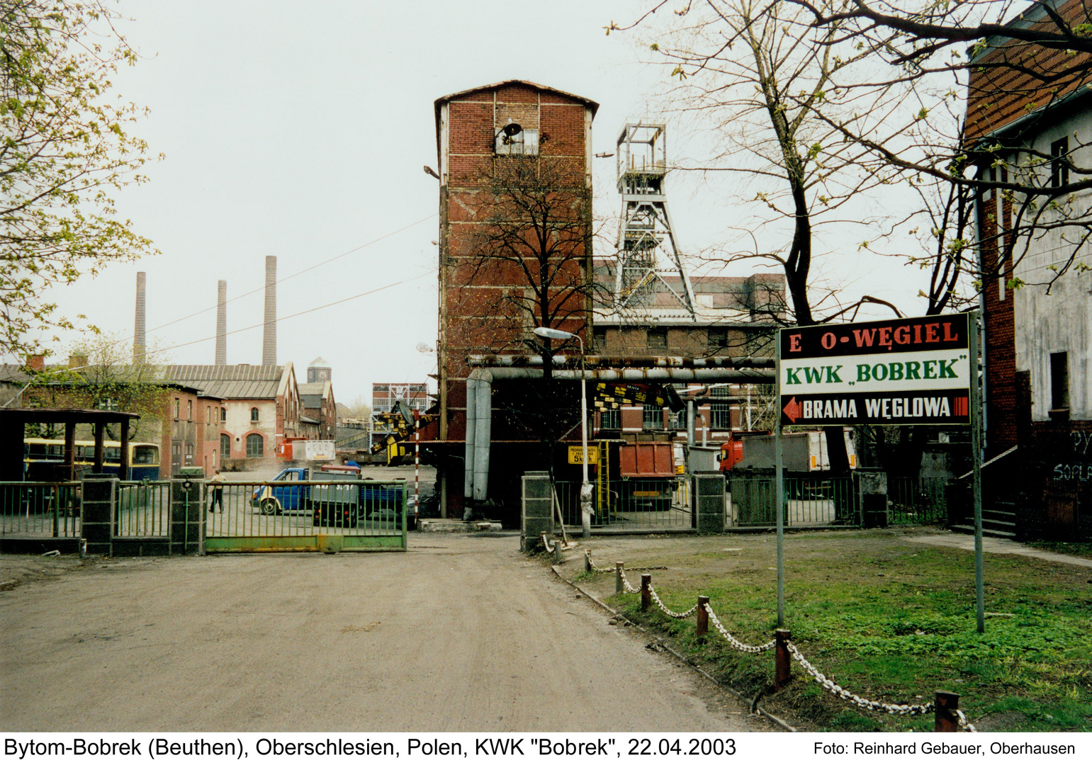 Bytom-Bobrek (Beuthen), Gorny Slask (Oberschlesien), Polen, KWK Bobrek, 2003