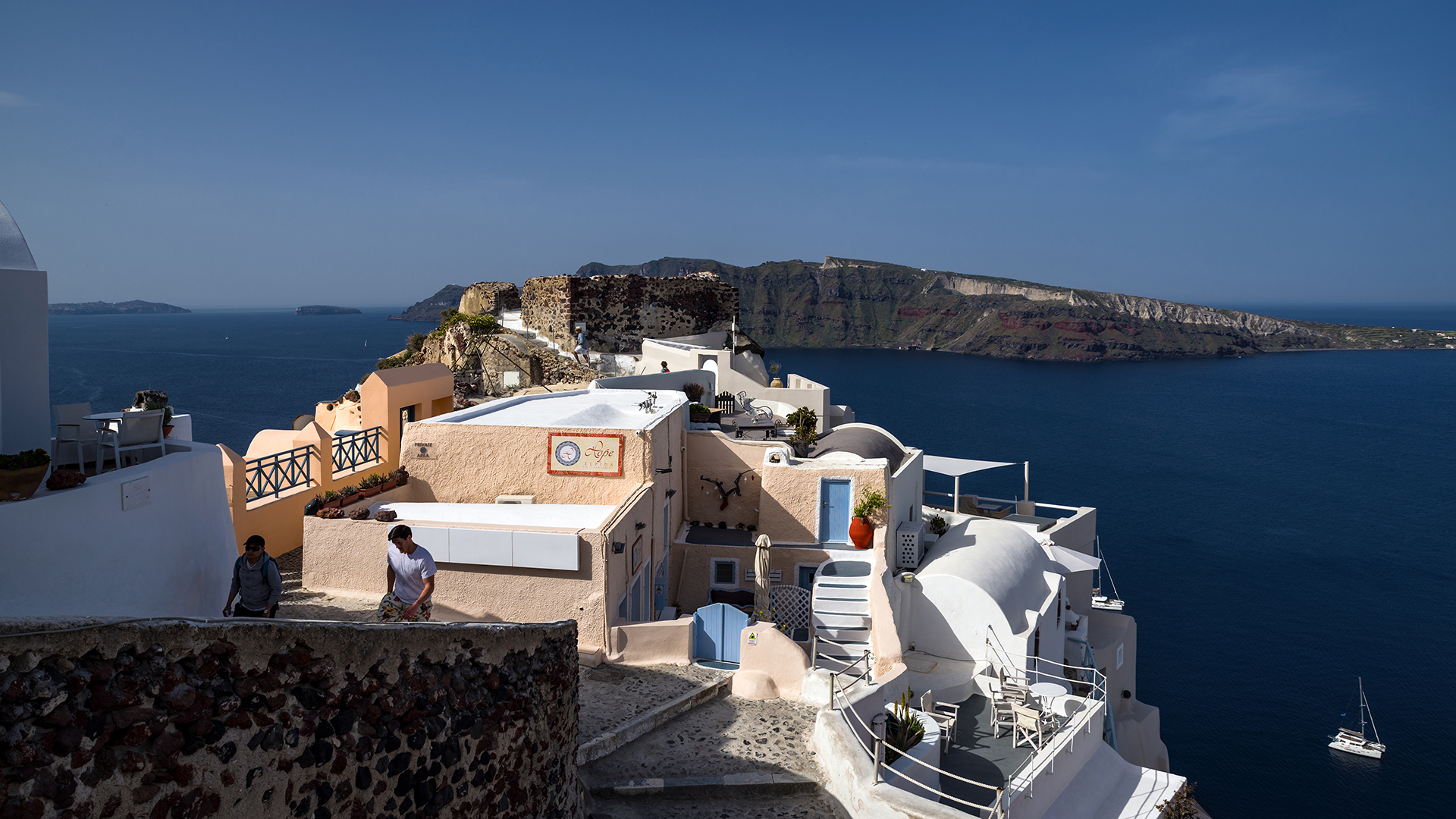 Byzantinische Burgruine, Oia