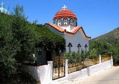 Byzantinischer  Bauart einer kleinen Kirche auf SAMOS/Greece 2007