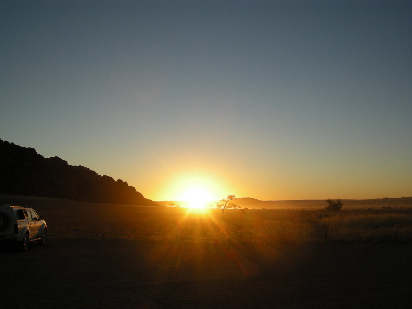 C0070 Sonnenuntergang in Namibia