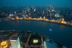 C0554 Blick auf den Bund von Shanghai