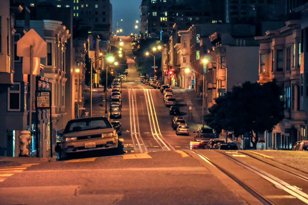 C0624 Nachts auf den Straßen von San Francisco