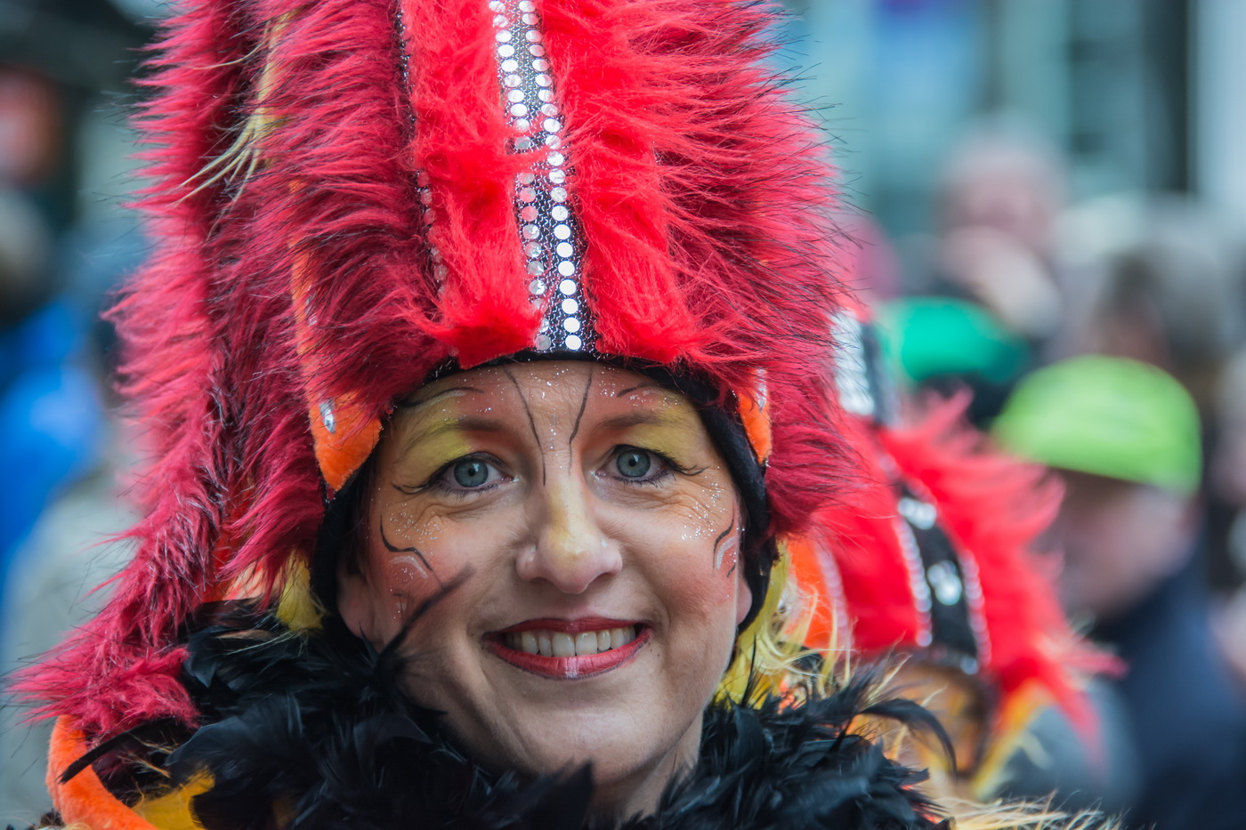 C0728 ein Lächeln für den Bremer Samba-Karneval