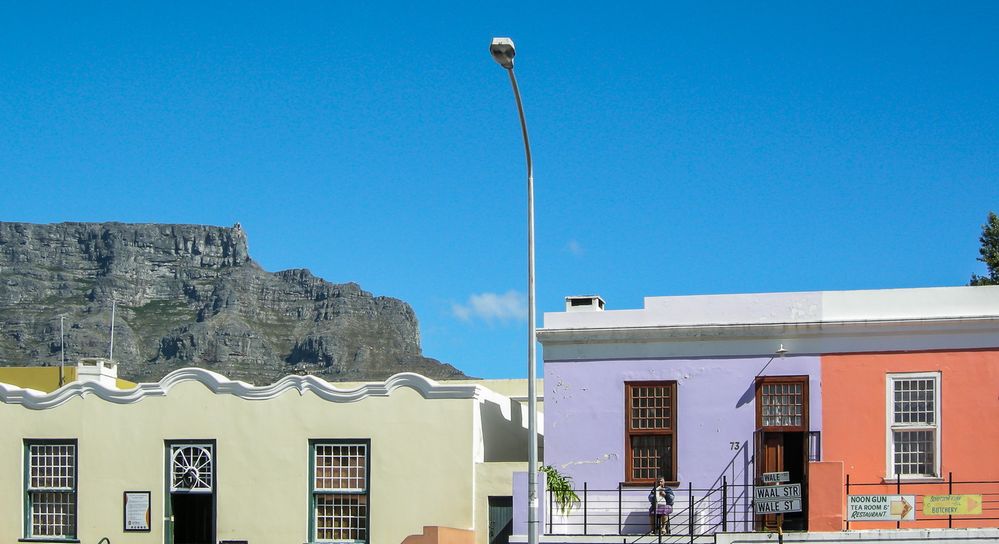 C0753 Häuser im Stadtteil Bo-Kaap, Kapstadt Südafrika