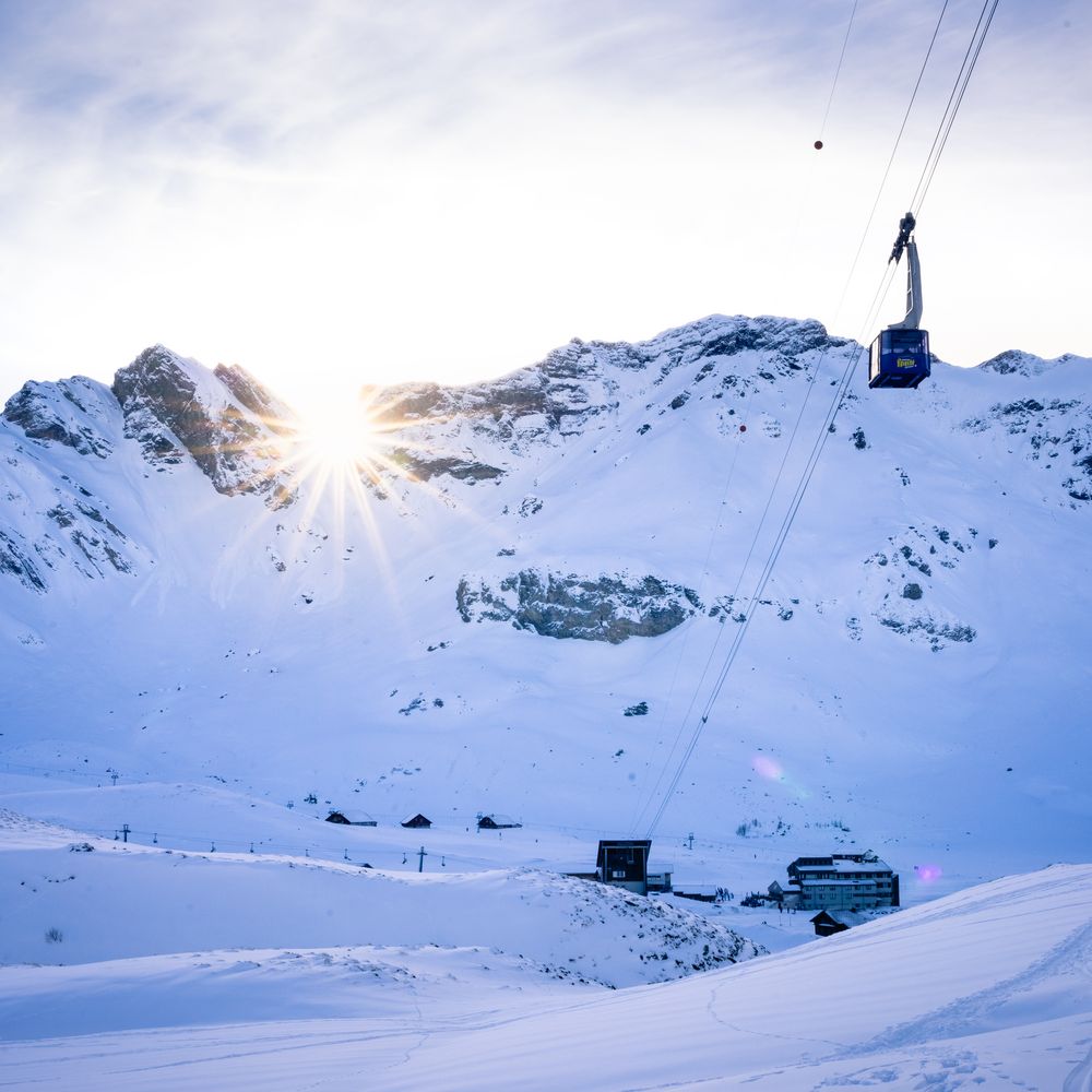 Abendsonne im Schnee von MiroScheib