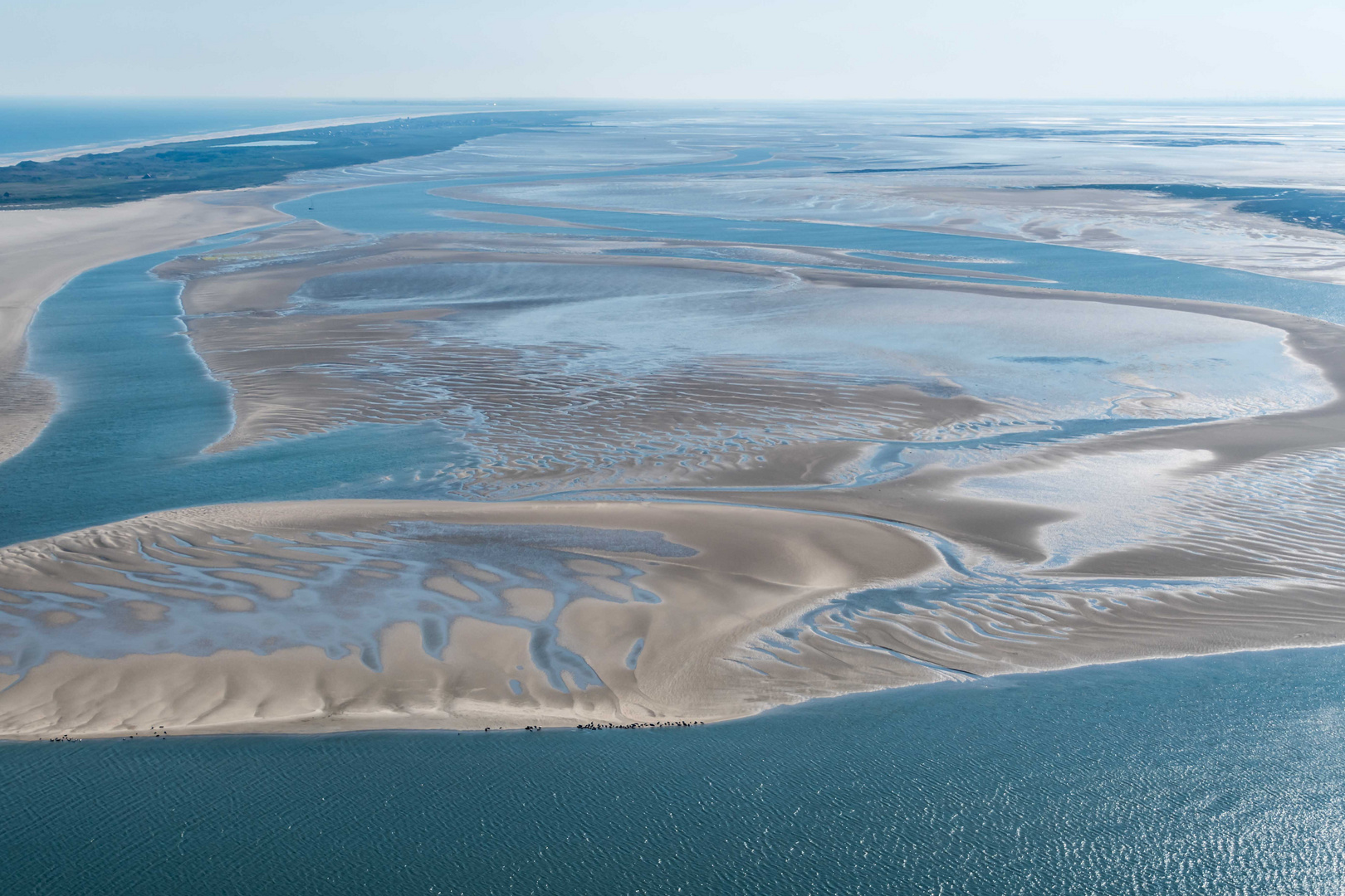 C1562 Flug über das Wattenmeer