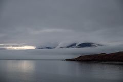 C1937 Spitzbergen Woodfjorden mit Jotunkildene