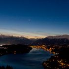 C/2011 L4 PANSTARRS above lake Millstatt