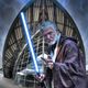 Rhodan Kenobi vor dem Clyde Auditorium in Glasgow