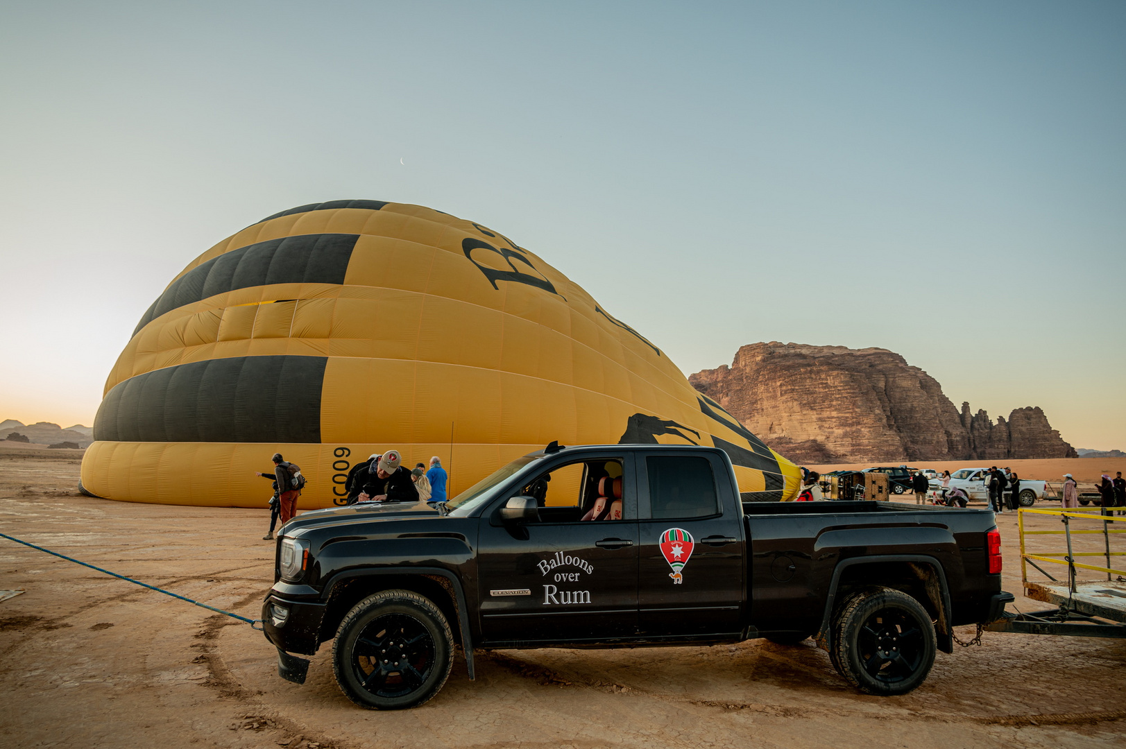 C2188 Jordanien - Wadi Rum Ballon