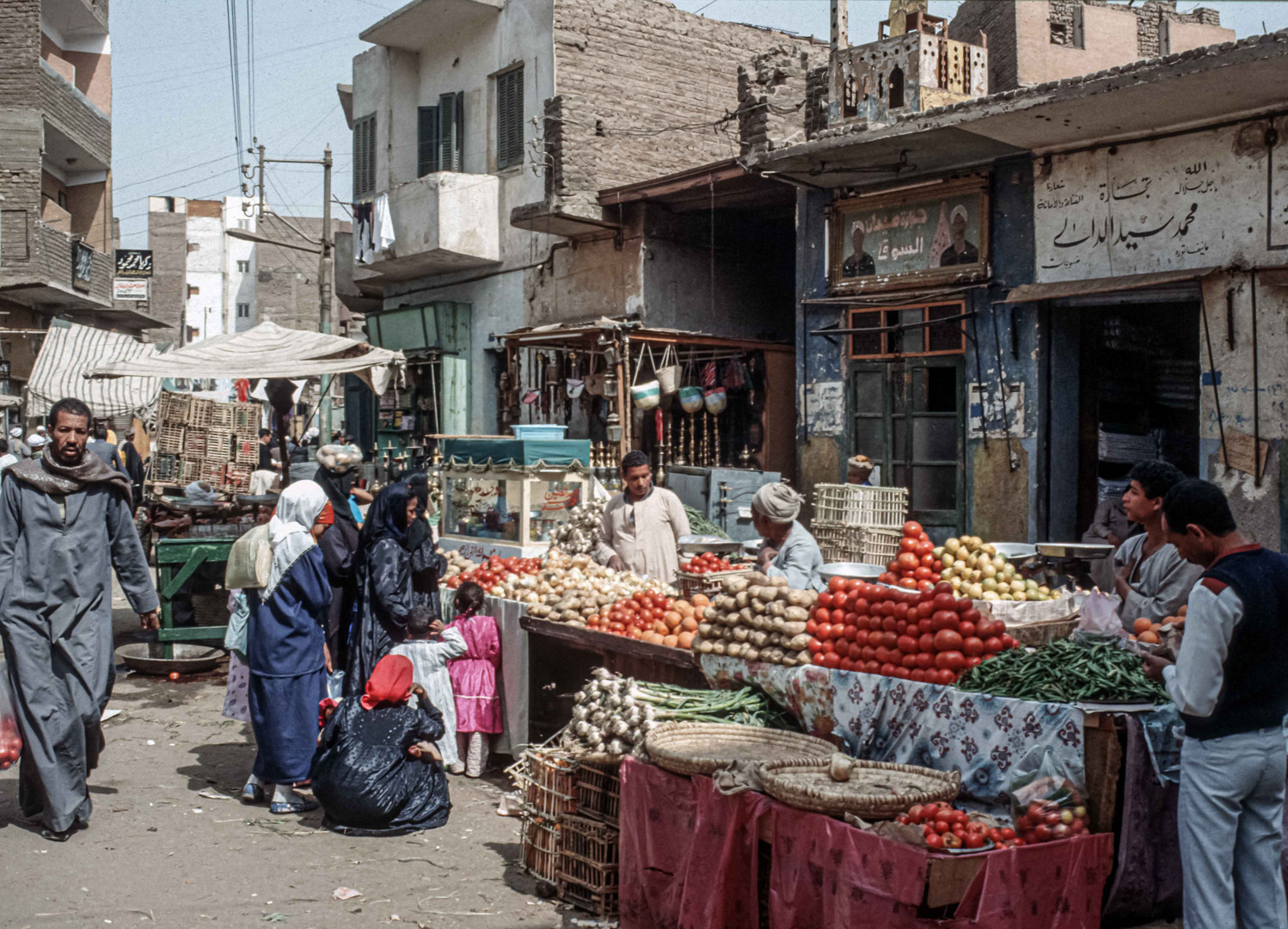 C2294 Luxor Markt - Ägypten 1992