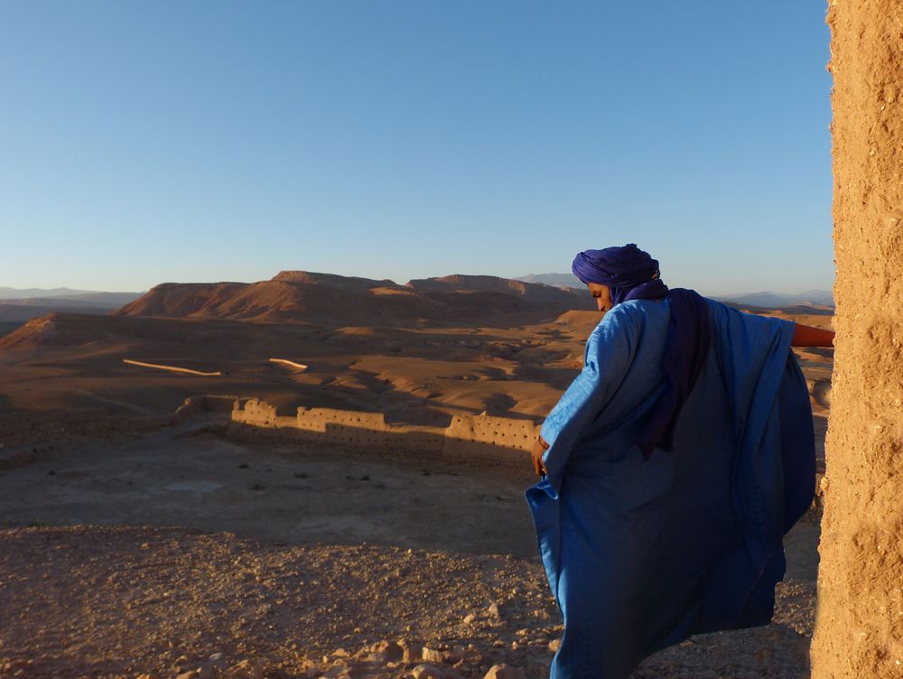 Berber in Aid Ben Haddou von Monika Hütter 