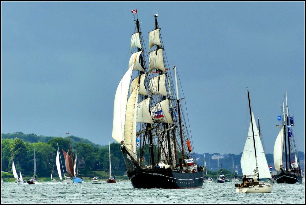 Auf der Kieler-Förde von volker stonus