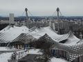 Schneebedeckte Dächer Olympiapark von Christiane S.