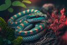 Colored Snake by HABEEB RAHMAN