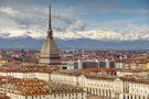 Blick über Turin in die Alpen von BulliM