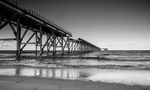 Steetley pier on the North East coast by BRYAN CRUTE