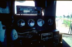 Cab Interior of a EMD SD40-2...