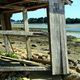 Cabane abandonne sur l