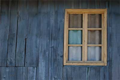 cabane bleue