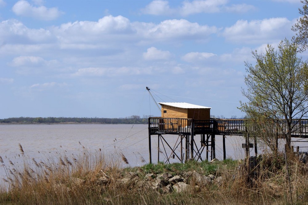 Cabane de pêcheur en Gironde