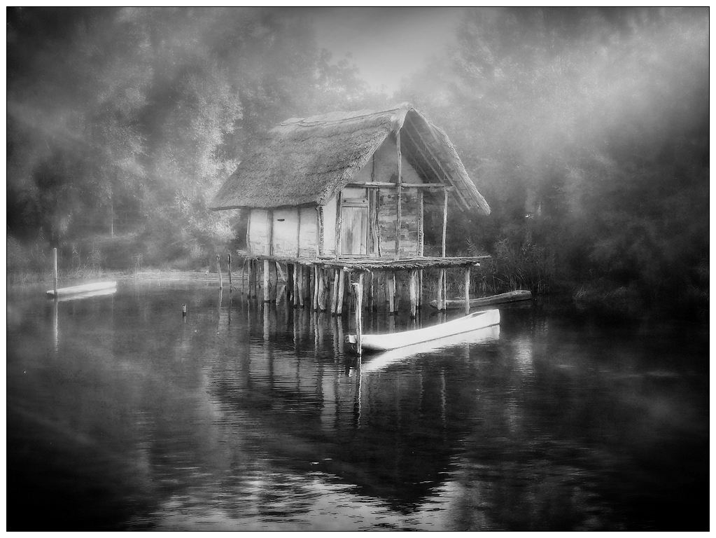 Cabane de pêcheur néolithique 