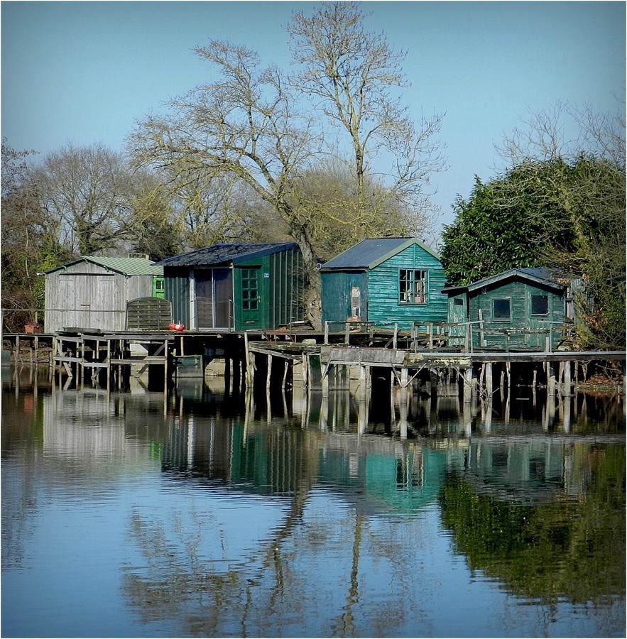 cabanes de pêcheurs