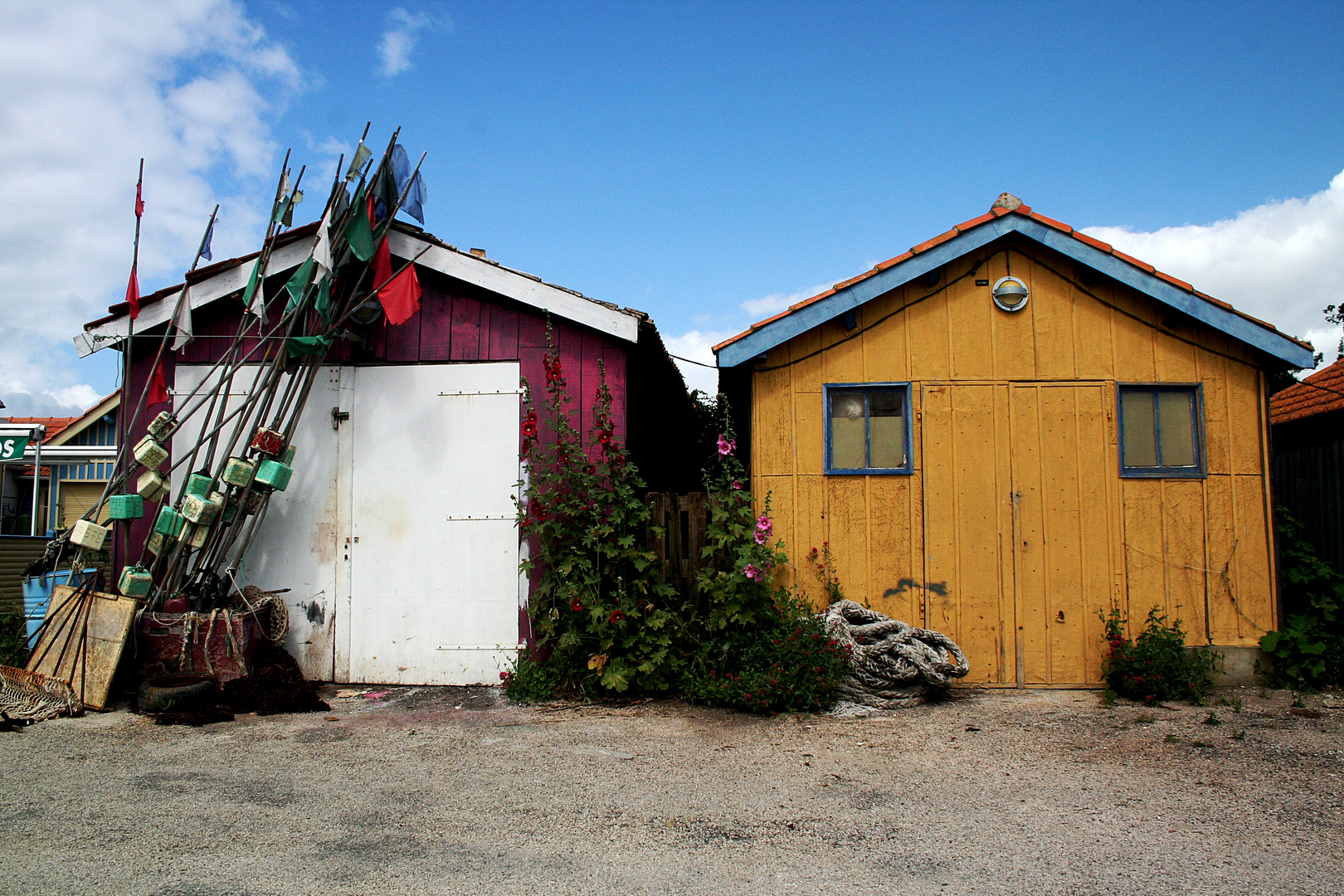 Cabanes - Fischerhütten