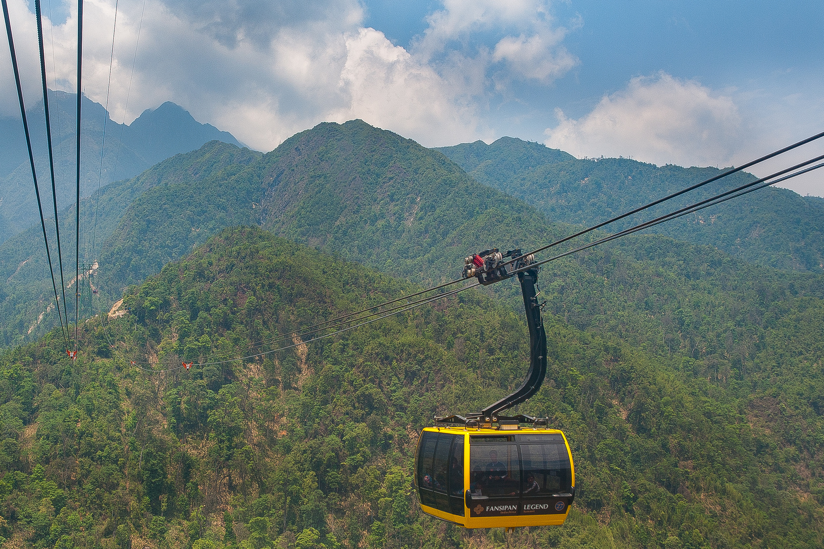 Cabin of the Fansipan Legend cable car