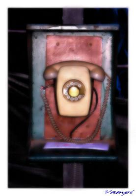 cabina de telefono antiguo