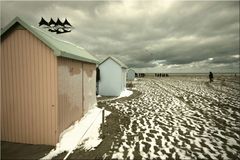 cabine dans la neige