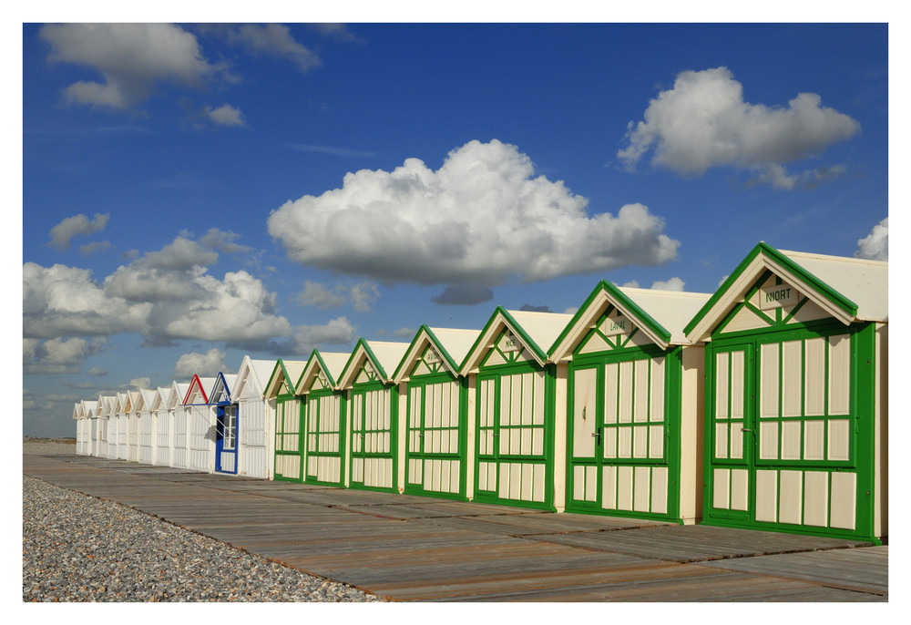 Cabines de Plage à Cayeux sur Mer