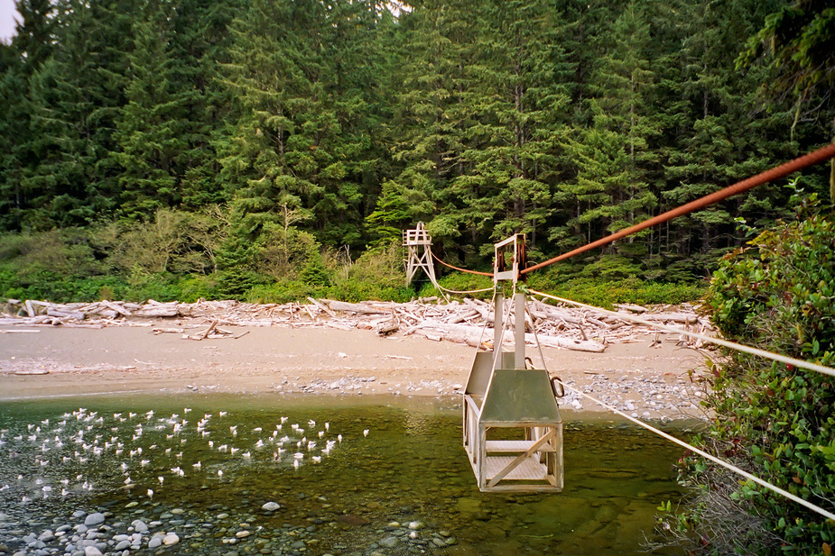 Cable Car Carmanah Creek West Coast Trail Vancouver Island