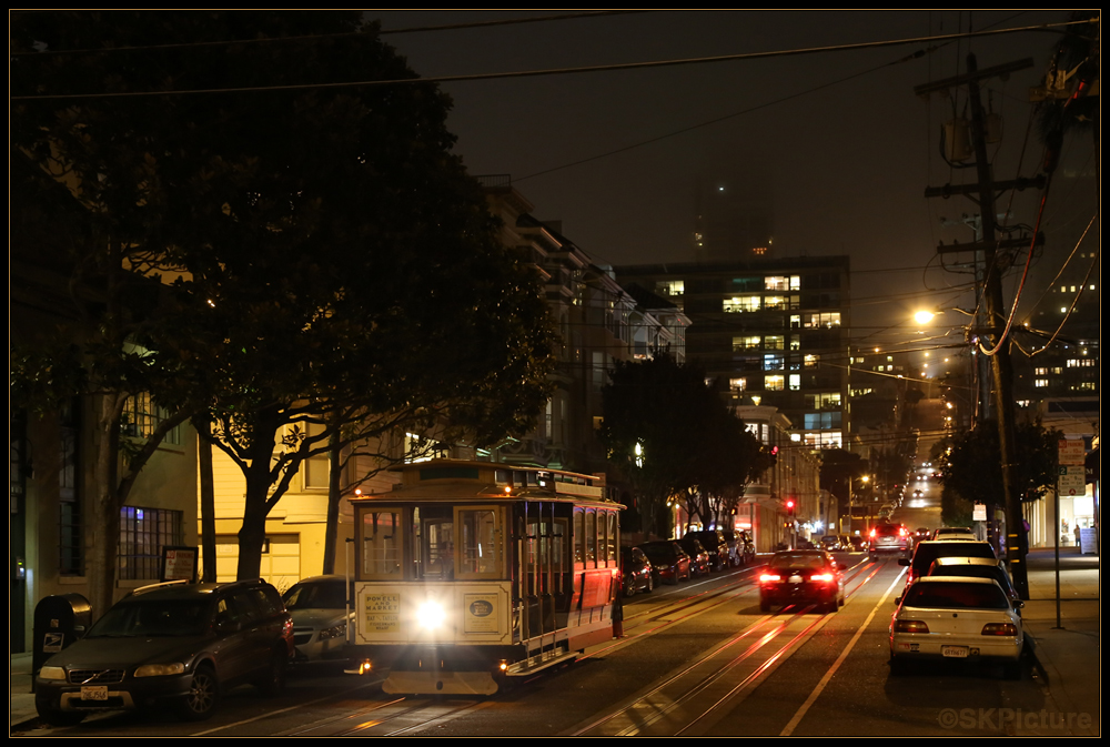 Cable Car in der Taylor Street