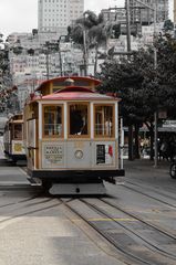 cable car in San Francisco
