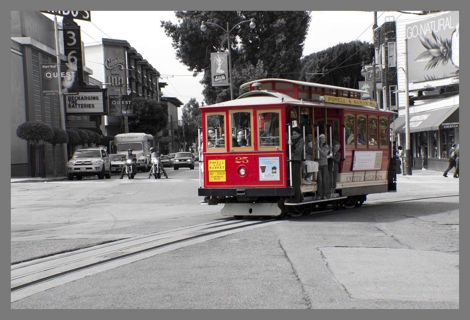 Cable car in SF