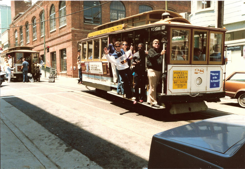 Cablecar in San Francisco 1987, Scan vom Positiv