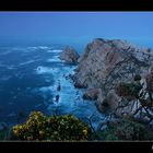 Cabo Peñas con luz de luna.